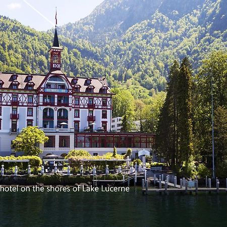 Hotel Vitznauerhof - Lifestyle Hideaway At Lake Lucerne Zewnętrze zdjęcie