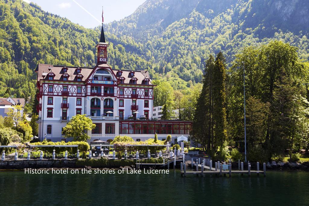 Hotel Vitznauerhof - Lifestyle Hideaway At Lake Lucerne Zewnętrze zdjęcie