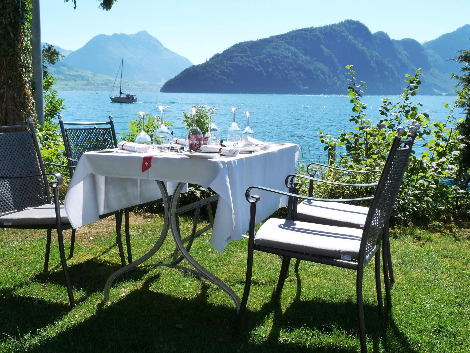 Hotel Vitznauerhof - Lifestyle Hideaway At Lake Lucerne Zewnętrze zdjęcie